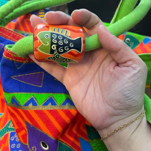 Laurel Burch Large pool or beach bag - Picture 3 of 7